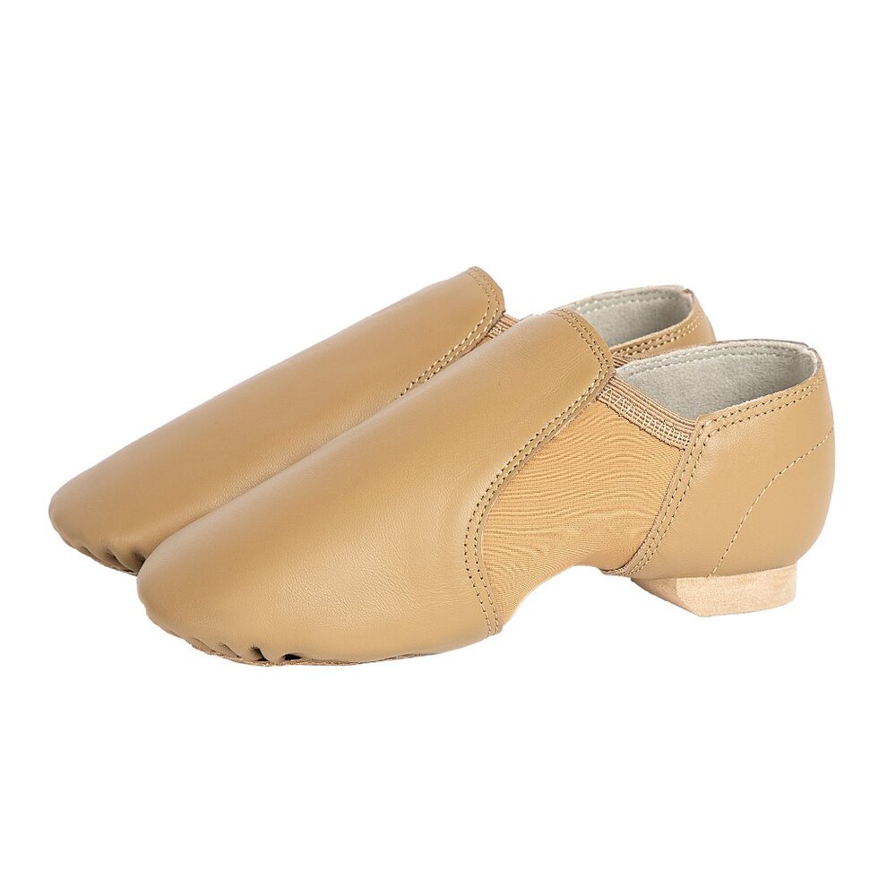 Leather Upper Slip-on Jazz Shoe for Girls and Boys (Big Kid/Little Kid/Toddler) - Picture 4 of 7